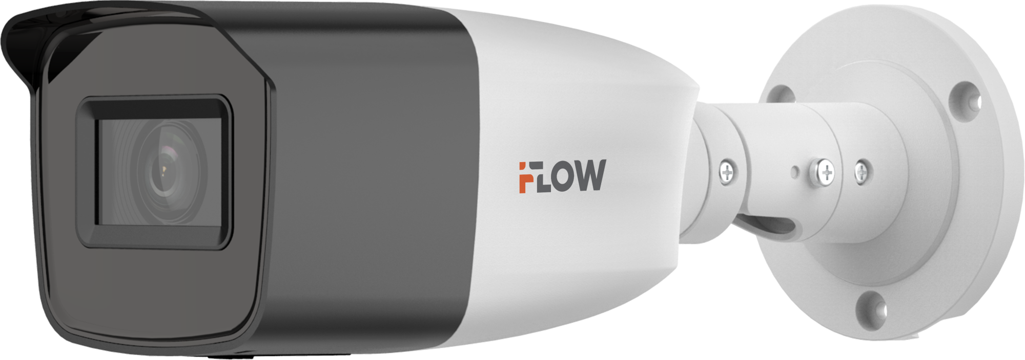 Мультиформатная камера iFLOW F-AC-2621Z(2.7-13.5мм), 2 Мп, цилиндрическая уличная, вариофокальная, ИК 40 м