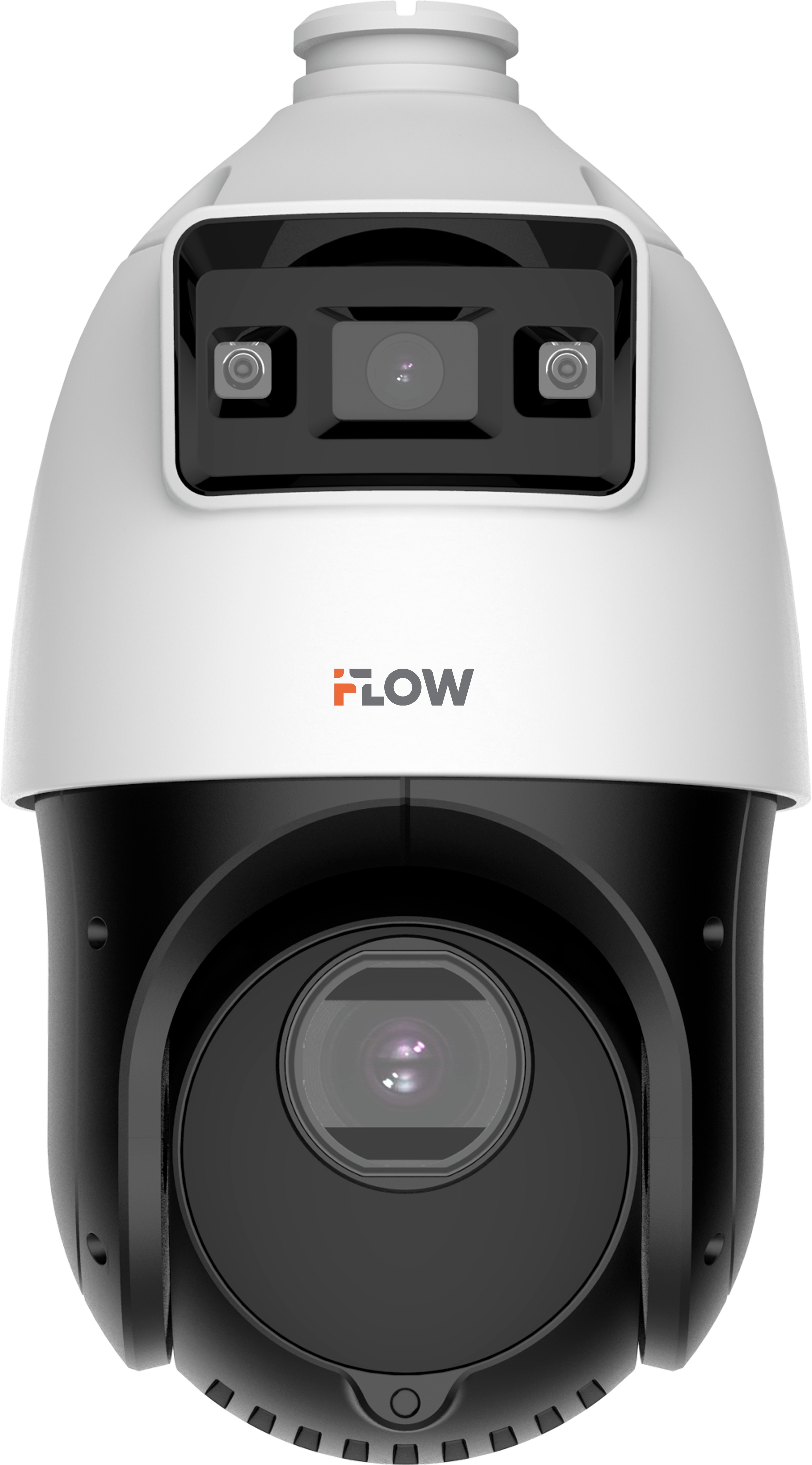IP-камера iFlow F-IP-2444PCSZ25, 4 Мп, уличная поворотная IP-камера ComboVu с 25x зумом, 2.8 мм + 4.8-120 мм, LED 30 м / ИК 100 м, IP66