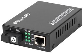 Медиаконвертер оптический BEWARD STM-206B25