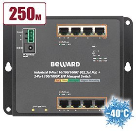 PoE-коммутатор промышленный BEWARD STWP-0802HP