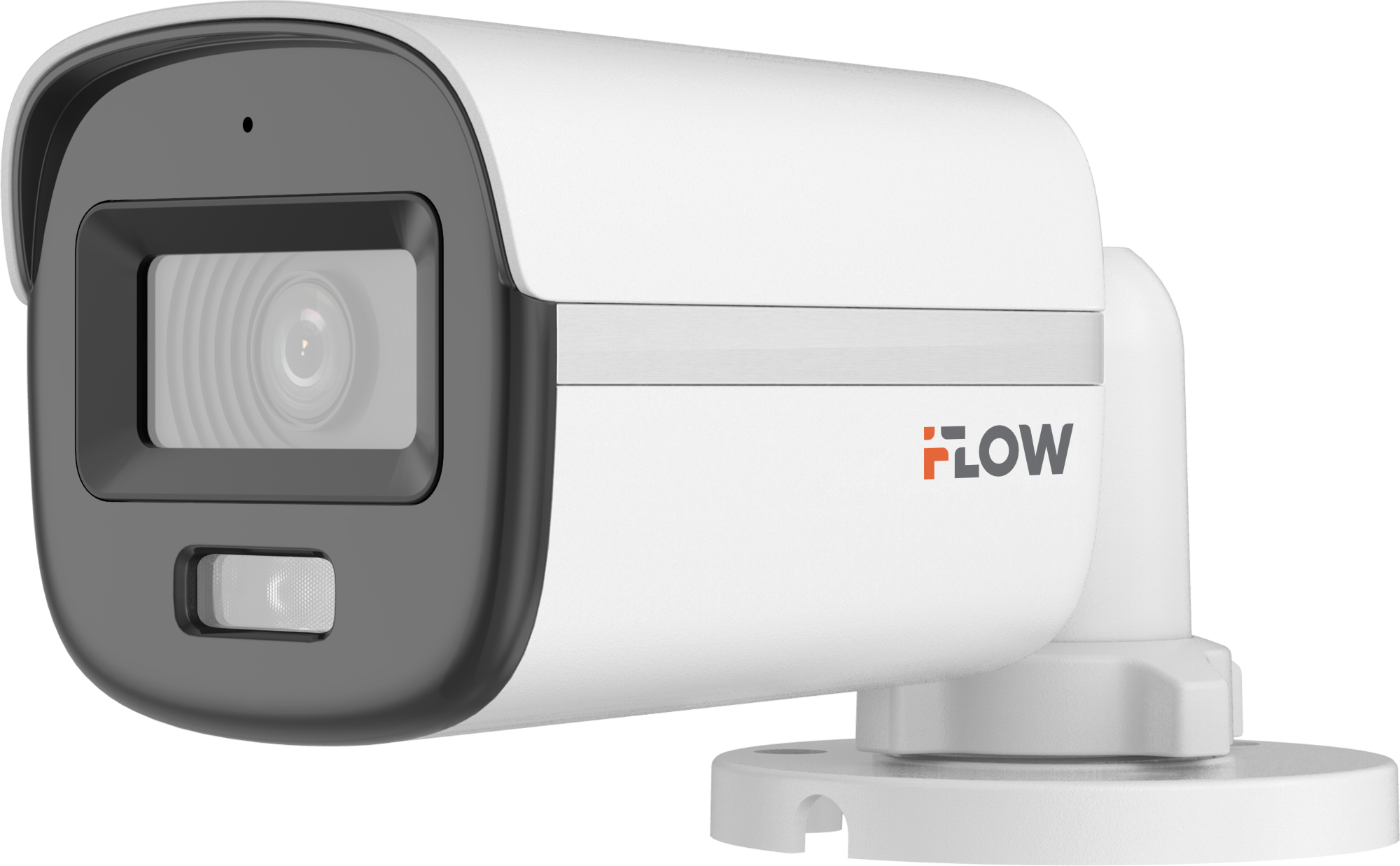 Мультиформатная камера iFLOW F-AC-2126M(2.8мм), 2 Мп, цилиндрическая уличная, 2.8 мм, ИК 20 м / LED 20 м, микрофон AoC, BrightVu