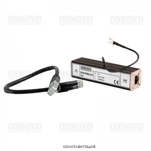 Устройство грозозащиты Ethernet OSNOVO SP-IP/1000(ver2)