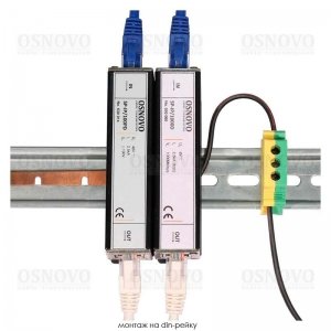 Устройство грозозащиты Ethernet OSNOVO SP-IP/1000D