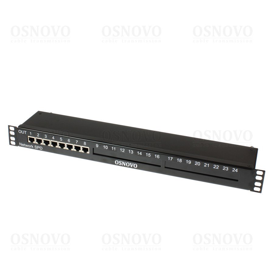 Устройство грозозащиты Ethernet OSNOVO SP-IP8/1000PR