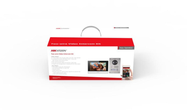 Комплект видеодомофона Hikvision DS-KIS703Y-P