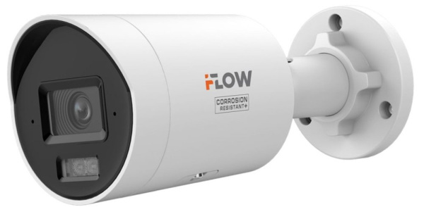 IP-камера iFlow F-IC-2149C2M/AY, 4 Мп, цилиндрическая, фиксированный 2.8/4 мм, ИК 40 м, IP67