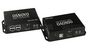 Удлинитель HDMI OSNOVO TLN-HiKMA/1+RLN-HiKMA/1