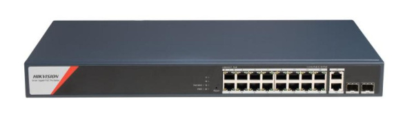 PoE-коммутатор управляемый Hikvision DS-3E1520HP-SI-16P2T2F