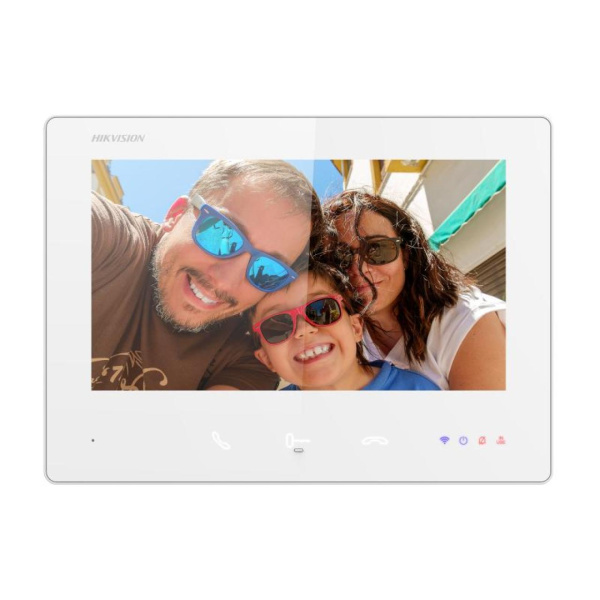Монитор видеодомофона Hikvision DS-KH7300EY-WTPE2/White