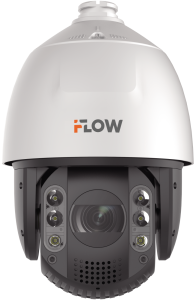 IP PTZ-камера iFlow F-IP-3421CHSZ32/A, 4 Мп, купольная, вариофокальный объектив От 4.8 до 153 мм, ИК 200 м, IP66, IK10