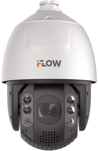 IP PTZ-камера iFlow F-IP-3421CHSZ32/A, 4 Мп, купольная, вариофокальный объектив От 4.8 до 153 мм, ИК 200 м, IP66, IK10