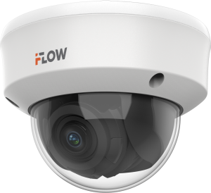 Аналоговая камера iFlow F-AC-2721Z(2.7-13.5мм), 2 Мп, купольная, вариофокальный 2.7-13.5 мм, ИК 40 м, IP67, IK10