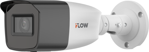 Мультиформатная камера iFLOW F-AC-2621Z(2.7-13.5мм), 2 Мп, цилиндрическая уличная, вариофокальная, ИК 40 м
