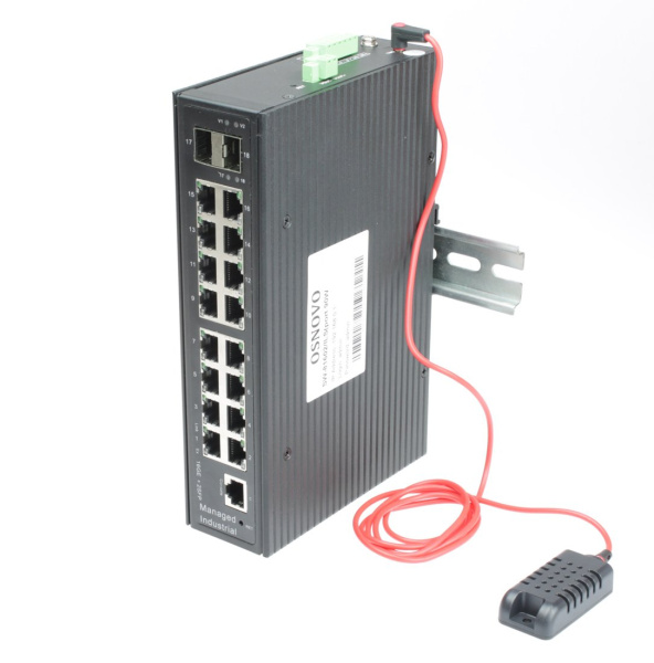PoE-коммутатор управляемый OSNOVO SW-81602/ILS(Port 90W, 600W)
