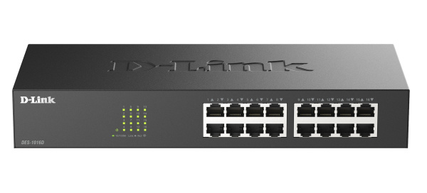 Коммутатор неуправляемый D-Link DL-DGS-1016D/J1A