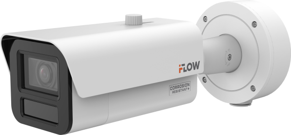 IP-камера iFlow F-IC-5648CHSZ4/Y(2.8-12mm), 4 Мп, цилиндрическая, вариофокальный моторизированный объектив 2.8-12 мм, ИК 60 м, IP67, IK10