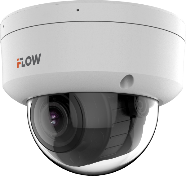 IP-камера iFlow F-IC-2746CSZ4(2.8-12мм), 4 Мп, купольная, вариофокальный 2.8-12 мм, ИК 40 м / LED 40 м, IP67, IK10