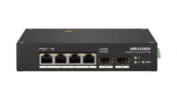 Промышленный PoE-коммутатор Hikvision DS-3T0506HP