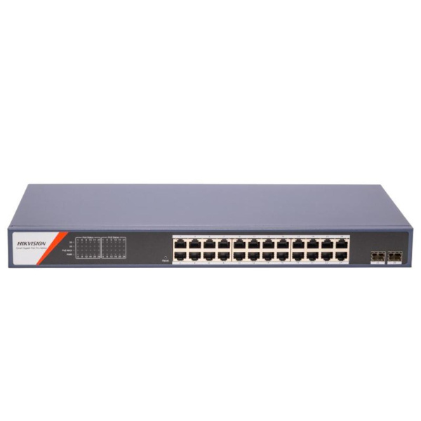 PoE-коммутатор управляемый Hikvision DS-3E1526P-SI-24P2F