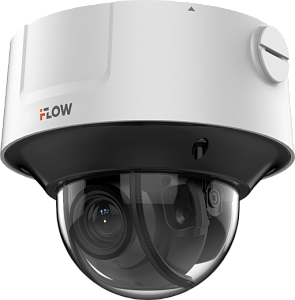 IP-камера iFlow F-IC-3743CHMSZ4/Y(8-32mm), 4 Мп, купольная, вариофокальный моторизированный объектив 8-32 мм, ИК 50 м, IP67, IK10