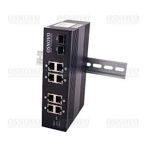 PoE-коммутатор промышленный OSNOVO SW-60802/IC