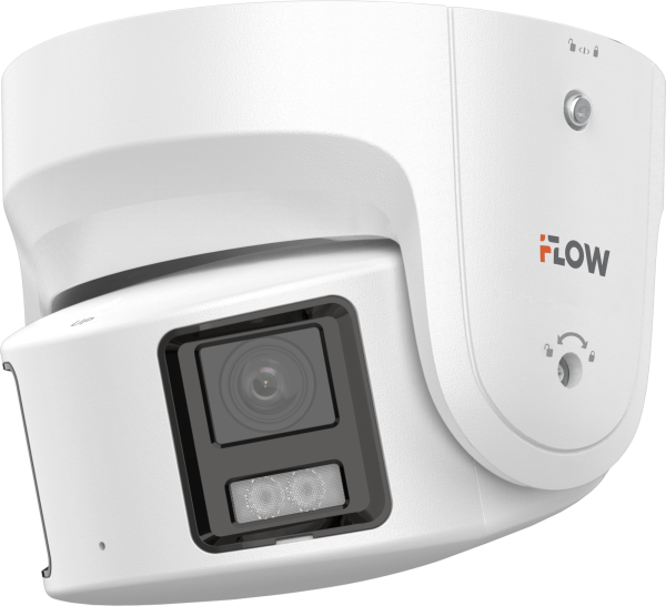 IP-камера iFlow F-IC-2384PCMS/A(4мм), 8 Мп, купольная, 4 мм, LED 30 м, IP67