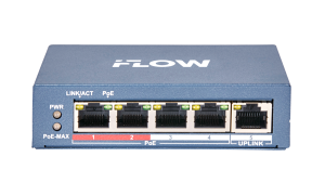 F-SW-EU205POE-V iFLOW | Коммутатор неуправляемый 4 порта PoE + 1 Uplink