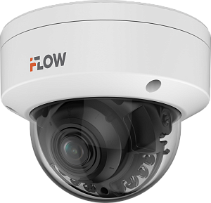 IP-камера iFlow F-IC-2422C2MS(2.8мм), 2 Мп, купольная, 2.8 мм, ИК 30 м / LED 30 м, IP67, IK10