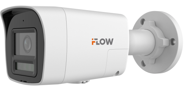 IP-камера iFlow F-IC-1149CM(4mm), 4 Мп, цилиндрическая, 4 мм, гибридная подсветка 30 м, IP67