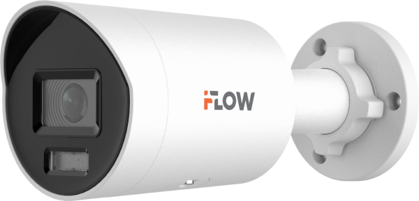 IP-камера iFlow F-IC-3182CM(2.8mm), 8 Мп, цилиндрическая, 2.8 мм, Smart-подсветка 40 м, IP67