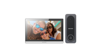 Комплект видеодомофона Hikvision DS-KIS312-P(B)