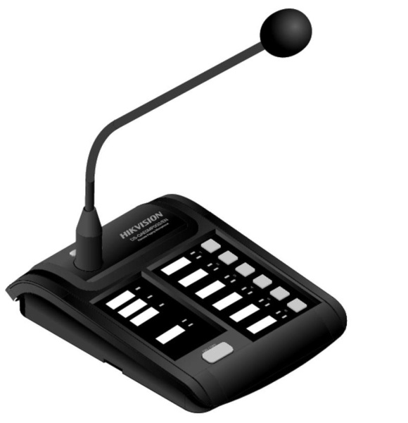 Микрофонная консоль оповещения Hikvision DS-QAE0MP0G2/EN