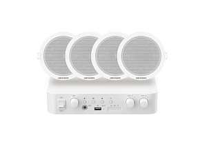 Комплект аудиооповещения Hikvision DS-QAE1KA80206-4