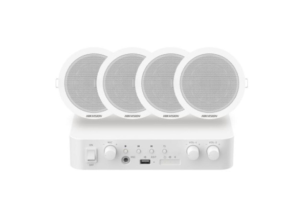 Комплект аудиооповещения Hikvision DS-QAE1KA80206-4