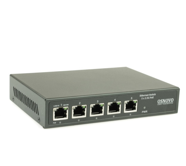 PoE-коммутатор неуправляемый OSNOVO SW-5D-1(60W)