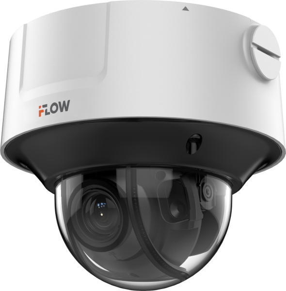 IP-камера iFlow F-IC-3743CHMSZ4/Y(2.8-12mm), 4 Мп, купольная, вариофокальный моторизированный объектив 2.8-12 мм, ИК 40 м, IP67, IK10