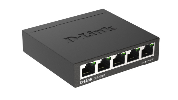 Коммутатор неуправляемый D-Link DL-DGS-1005D/R1A
