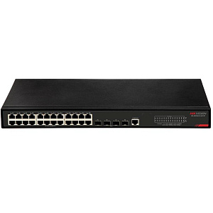 Коммутатор управляемый Hikvision DS-3E2528-SI-24T4F