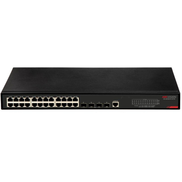 Коммутатор управляемый Hikvision DS-3E2528-SI-24T4F