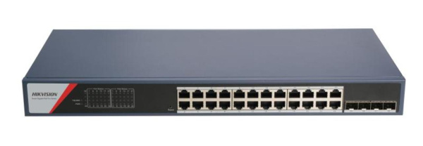 PoE-коммутатор управляемый Hikvision DS-3E1528P-SI-24P4F