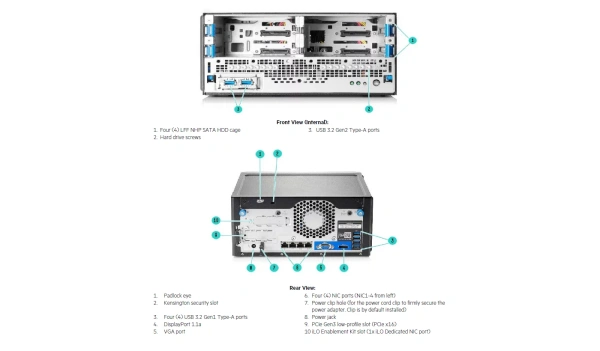 Сервер HPE ProLiant MicroServer Gen10 Plus(P16005-421)