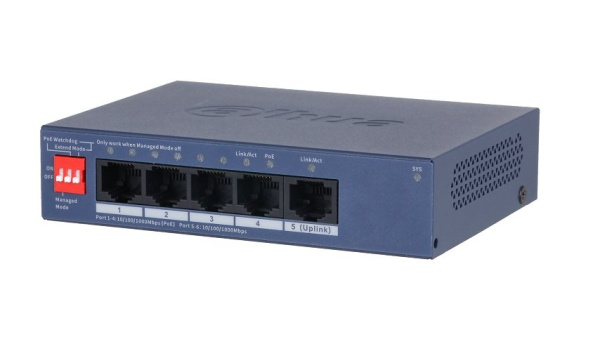 PoE-коммутатор управляемый Dahua DH-CS4005-4GT-36