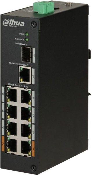 PoE-коммутатор неуправляемый Dahua DH-PFS3110-8ET-96