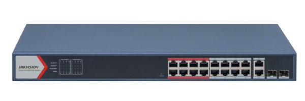 PoE-коммутатор управляемый Hikvision DS-3E1318P-EI (B)