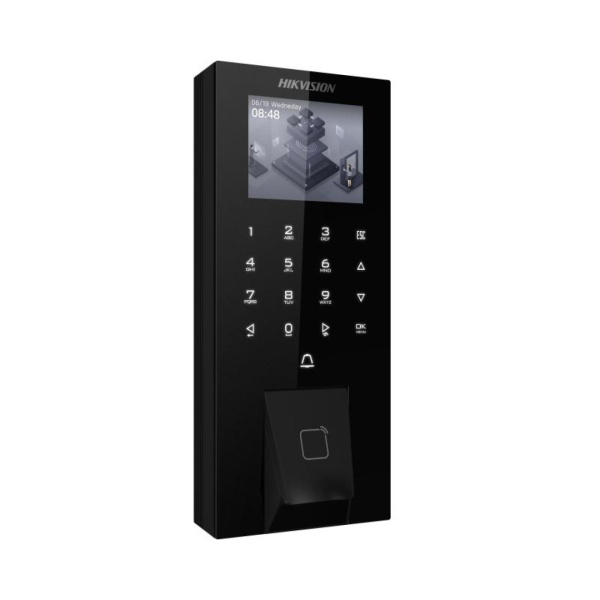 Терминал доступа со сканером отпечатков пальцев Hikvision DS-K1T807EBFWX-QRE1