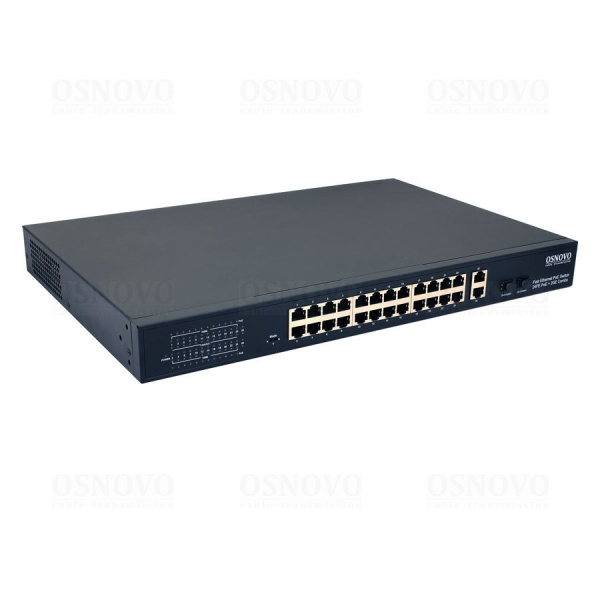 PoE-коммутатор неуправляемый OSNOVO SW-62422(400W)
