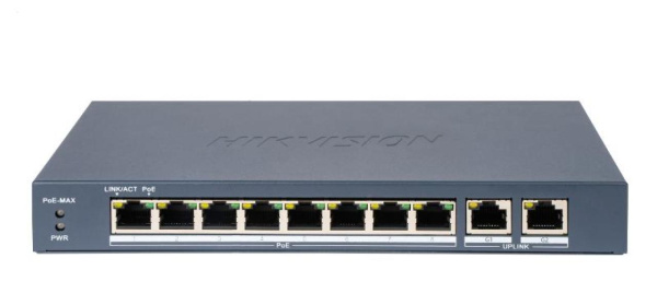 PoE-коммутатор неуправляемый Hikvision DS-3E0310P-E/M(B)