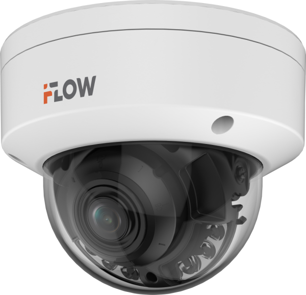 IP-камера iFlow F-IC-2449C2MS/Y, 4 Мп, купольная, фиксированный 2.8/4 мм, ИК 30 м, IP67, IK10