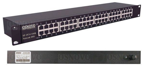 Устройство грозозащиты Ethernet OSNOVO SP-IP24/100R