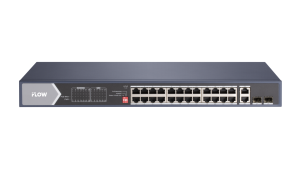 F-SW-EU628HPOE-V iFLOW | Коммутатор неуправляемый 24 порта PoE (Hi-PoE) + 4 Uplink